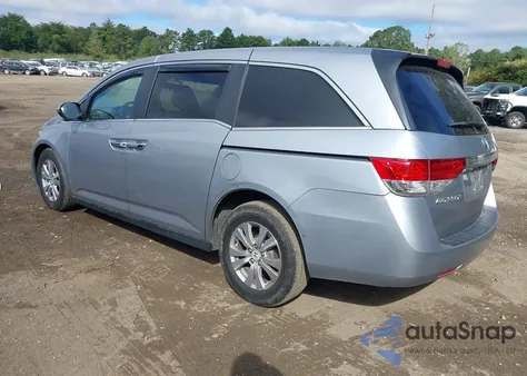 2017 Honda Odyssey Se z USA, uszkodzony, nr VIN 5FNRL5H38HB026269